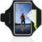 1 Pcs Running Armband Phone Holder for Running,Sweatproof Mobile Phone Armbands with Airpods Zipper Pocket Compatibled with iphone 16 15 14 13 12 11 X 8 Plus Pro Max and More Phone(up to 6.8)