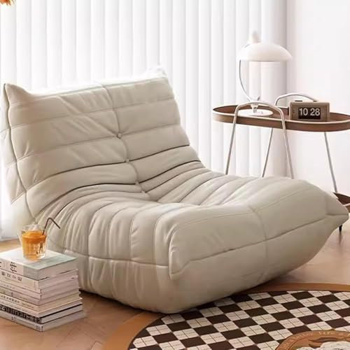 Fucxeoy Togo Kaminsessel, Ecksitzsäcke, Bequemes Lazy-Bodensofa, Loungesessel-Sofa Aus Schaumstoff Mit Ergonomischem Design, Für Wohnzimmer, Schlafzimmer, Wohnheim, Salon, Büro