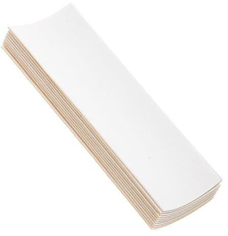TOYANDONA Rutschfestes Griffband 10 Stück und Flexibilität Weißes Fingerboard Schaumstoff Klebeband mit Haftender Rückseite für Finger Skateboards Zubehör