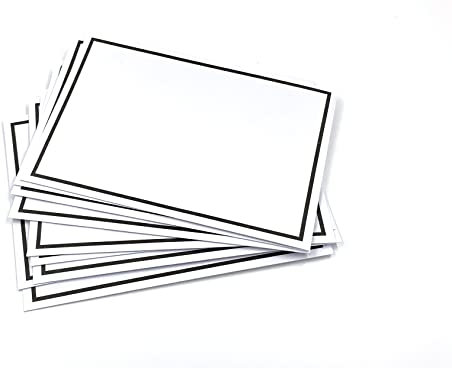 50 Trauerumschläge, C5 = 225 x 157 mm, mit schwarzem Seidenfutter und schwarzem Rahmen, Kondolenz-Briefumschläge