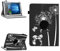 NAUC Tablet Schutzhülle kompatibel mit Teclast M20 T50 T40 P25T M40 T20 T10 Pro Plus Air S Universal Hülle Tasche aus Kunstleder Standfunktion Drehbar Cover Case, Farben:Motiv 11