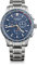 Victorinox Herren-Uhr Alliance Sport Chronograph, Herren-Armbanduhr, analog, Quarz, Gehäuse-Ø 44 mm, Armband 21 mm, 176 g, Blau/Silber