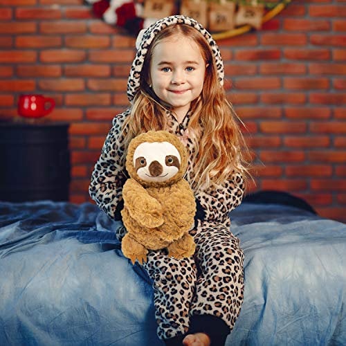 Global Gizmos Brown 46209 Plush Cuddly Toy Handwarmer Sloth