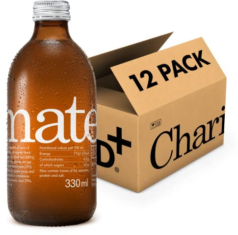 ChariTea Mate Iced Tea: Mate Sparkling Yerba - 12 x 330ml