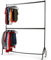Direct Online Houseware House of Home Extra robuste Kleiderstange mit 2 Ebenen, 2,14 m H x 1,83 m L, in Schwarz – Kleiderständer für Schlafzimmer, doppelte Kleiderstange, hochwertige Hängeaufbewahrung