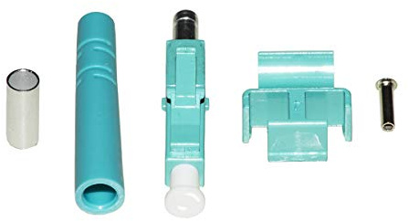 LINK Pack of 100 LC MULTIMODE OM3 DUPLEX Fiber Optic Connectors WITH DUPLEX JOINTS