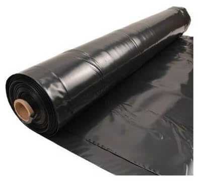 Bonerva Plástico Invernadero en Rollo | Plástico Negro | Plástico agricola | Plástico protección de Plantas | Plastico Protector de Muebles (600 galgas - Rollo 6 x 60 m (360m2))