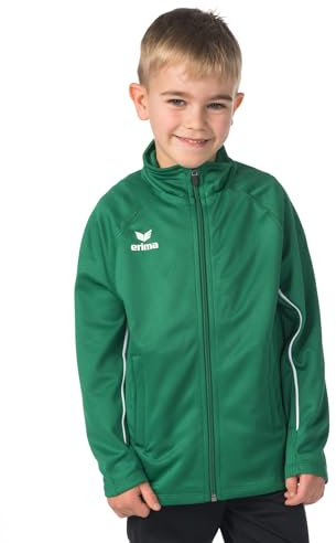 Erima Unisex Kid's Liga Star Polyester Training Jacket, Emerald/White, 116