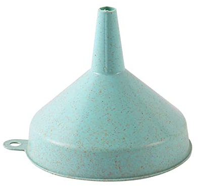 Silikon Trichter 13cm Kunststofftrichter Küchen Silikontrichter Einfüllhilfe Küchentrichter Einfülltrichter für Küche & Haushalt (Green, L)