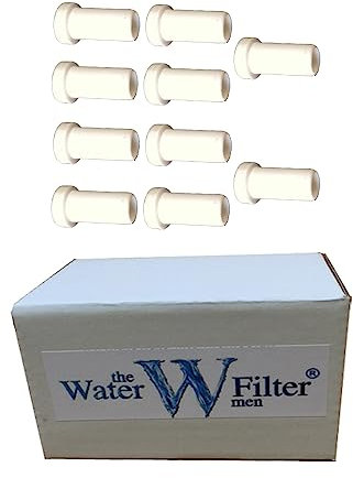 1/4 Plastic Pipe Inserts for 6mm 1/4 Water Filter Pipe Tubing (10 pack)