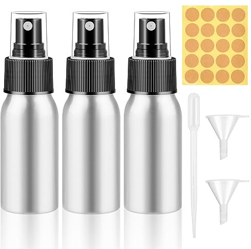 Svalor Parfum Zerstäuber Für Unterwegs,3 Stk Sprühflasche Klein,Reise Parfümzerstäuber,Mini Sprühflasche Leer Spray Bottle Für Wasser,Parfüm Kosmetik Flüssigkeit Ätherisches Öle(30ml)