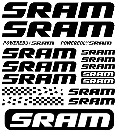 WIRMEC Car Stickers SRAM Bicycle Stickers Personalized Creative Stickers Waterproof and Sunscreen PVC 35 * 35cm