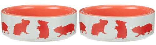 Trixie TX-60731 Bol en céramique pour Hamsters, 80 ML, 8 cm (Lot de 2)
