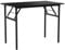 FENGJISUN Schreibtisch Computertisch Klappbarer Computertisch, Kunstfaserplatte, Metallrahmen, Schreibtisch Für Zuhause, Schreibtisch, Esstisch, Konferenztisch Bürotisch(Black)