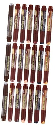 Zerodeko Sets Wood Furniture Scratch Repair Kit Touch-up Markers Pen Set Wood Filler Marker Fast Drying Furniture Repair Pens Colors Pcs