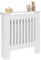 IDMarket - Etagère Murale pour radiateur - Cache radiateur Blanc