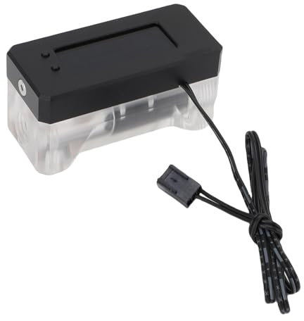 Alarm des Wasserkühlungsströmungsmessers, Wasserkühlung Digitaler Durchflussmesser Temperaturanzeige, Multifunktionales CPU -Kühlfluss -Thermometer für PC -Wasserkühlschleife