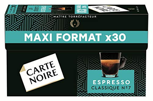 Carte Noire Espresso N7 Classique - 120 Capsules Compatibles Nespresso (Lot de 4 x 30)