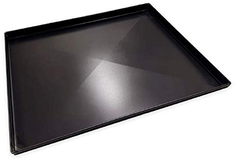 Generico Teglie per Pizza Professionali in Lamiera Blu con Diagonale (Kit da 5 Pezzi) (60x40x2H)