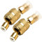 Blue Stars R410A Lade-Vakuum-Port-Adapter 5/16 Zoll SAE-Buchse auf 1/4 Zoll SAE-Stecker, Ersatzteil von Blue Stars, exakte Passform für HVAC-Klimaanlage, Mini-Split-System, 2 Stück