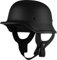 Stahlhelm Zweiter Weltkrieg Schutzhelm Half Face Motorradhelm Deutscher Motorradhelm für Chopper Cruiser Bike A,Large