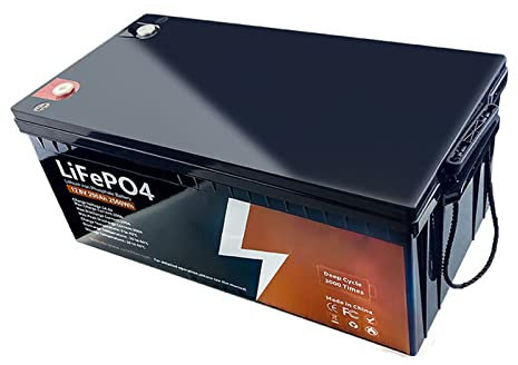 TGHY Lithiumbatterie 12V 300Ah LiFePO4 Akku Wiederaufladbar 200A BMS Lithium-Eisenphosphat Akku für Wohnmobil, Off-Grid System, Solaranlage, Boot, Haushalt und Camping,300ah
