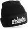 Herzbotschaft Beanie Strickmütze mit Spruch | Ich Bin Bochumer Also Bin ich Cooler als du! | schwarz | weiche und warme Fußball Mütze für Bochum Fan | Skyline | SoftTouch Einheitsgröße für Erwachsene