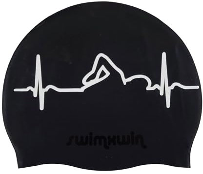 ECG | Cuffia da Nuoto | Cuffia da Piscina | Grande Comfort e Aderenza | Arte e Nuoto