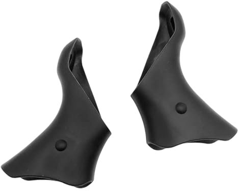 rockible 2 Pièces Couvercle de Levier de Changement de Vitesse de Vélo, pour ST-6600 ST-6603 ST-5600, Manettes de Vitesse de Vélo de Route Couverture En Silicone, Capot Frein Vélo Route, Noir