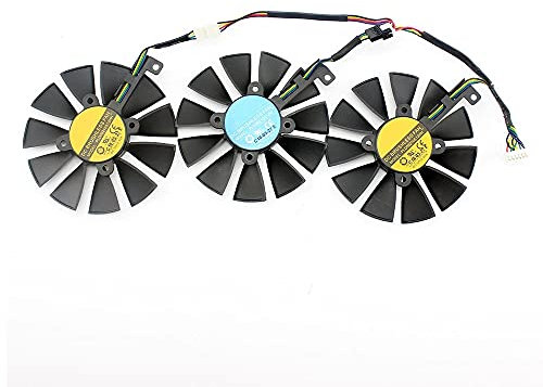 RAKSTORE PLD09210S12HH Graphics Card Cooling Fan Replacement for ASUS ROG STRIX GTX 1060 GTX 1070 GTX GTX1070Ti GTX 1080 GTX1080Ti Quiet Cooler Fan