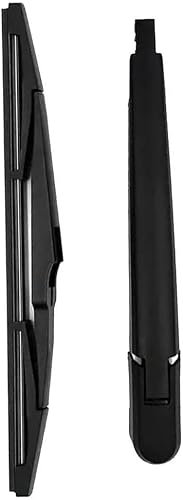 Juego de brazo y escobilla de limpiaparabrisas trasero para Kia Carens Sportage, Hyundai I10, Carens Sorento Sportage, accesorio de brazo de limpiaparabrisas trasero de goma negra para coche.