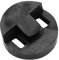 Cello Mute Rubber Round, 4 PCS Tourte Style Silencer Black Cello Accessory for Uninterrupted Training Sessions