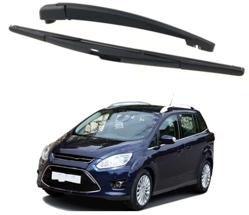 Heckscheibenwischer-Set für Ford Grand C-Max 2010-2015, Heckwischerarm und Wischerblatt Komplett-Set für die Heckscheibe