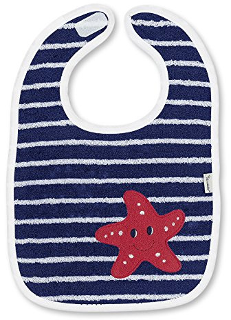 Sterntaler Unisex Baby Bib Klettlätzchen Baylee blue