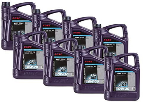 40 (8x5L) Liter ROWE HIGHTEC SYNT RS HC SAE 0W-20 Motoröl Made in Germany