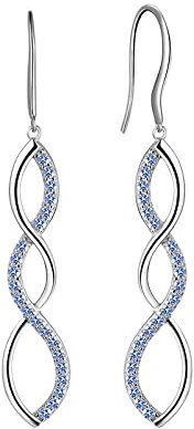 Aurora Tears Orecchini in argento sterling 925, orecchini pendenti DE0062H
