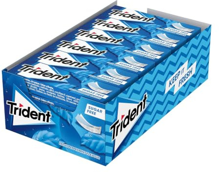 Trident Pack de chicles de menta 324 g