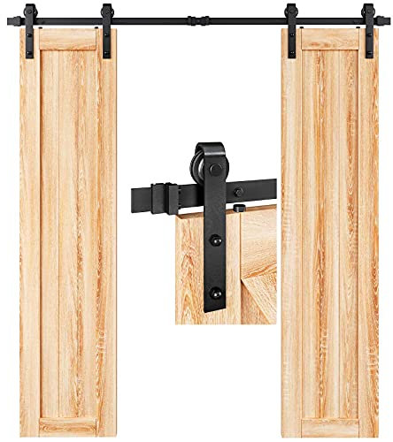 Classic Schiebetür Barn Holz Hardware, schwarz