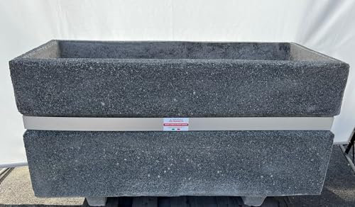 ARTISTICA GRANILLO FIORIERA IN CEMENTO,VASI,INTERNO E ESTERNO, INERTI A VISTA MISURA 100X40 H55 CM.