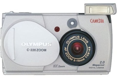 Olympus Camedia C 220 ZOOM Fotocamera digitale 2.11 megapixel Argento