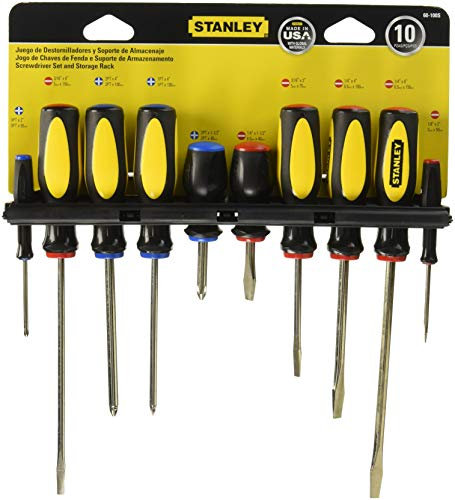 Stanley 60-100 10-Piece Set Destornilladores