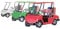 Fascinations MMS108 Metal Earth Metallbausätze - Golfwagen Dreierset Golf Cart Set, lasergeschnittener 3D-Konstruktionsbausatz, 3D Metall Puzzle, DIY Modellbausatz mit 2 Metallplatinen, ab 14 Jahre