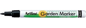 2 x Artline Garden Marker Ek-780,Black Ink 0.8Mm Waterproof Write On Any Surface …