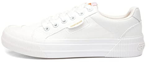 Rocket Dog Cheery Womens White Canvas Shoe - Size 3 UK - White