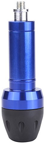 Akozon Cursori del telaio per moto Lega di alluminio Cursori del telaio di scarico Protezione anticaduta per moto(Blu)