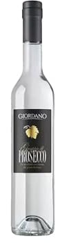 GIORDANO VINI Grappa di Prosecco - Einzigartiges Monovitigno-Destillat, Weich und Fruchtig, Grappa Italien, 40% vol, 1 Flasche à 50 cl
