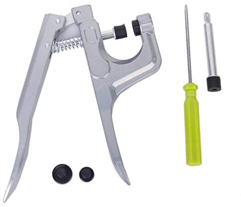 Trimming Shop Kam Snaps Pince à installer T3, T5 et T8 pour la couture, les travaux manuels, les bavoirs, les couches et les vêtements en laine Argenté