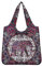 UOIMAG Einkaufstasche mit Mandala-Blumen- und Elefantenmotiv, umweltfreundliche Schultertasche, lässig, für Reisen, Pinic, Party, Geschenk