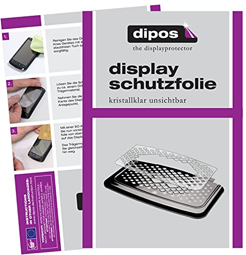 dipos I 2X Klare Schutzfolie kompatibel mit Philips EP5441/50 Kaffeevollautomaten – Perfekte Passform für Abtropfblech und Abtropfgitter Kaffeemaschine