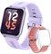 SUPBRO Pulsera Actividad Inteligente Reloj Smart Band Pantalla AMOLED de 1.69, Monitor de Frecuencia Cardíaca y Oxígeno en Sangre de 24 Horas, Rastreador de Ejercicios Bluetooth